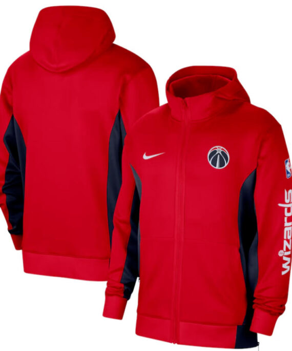 Washington Wizards Jacket With Hood Red 2025