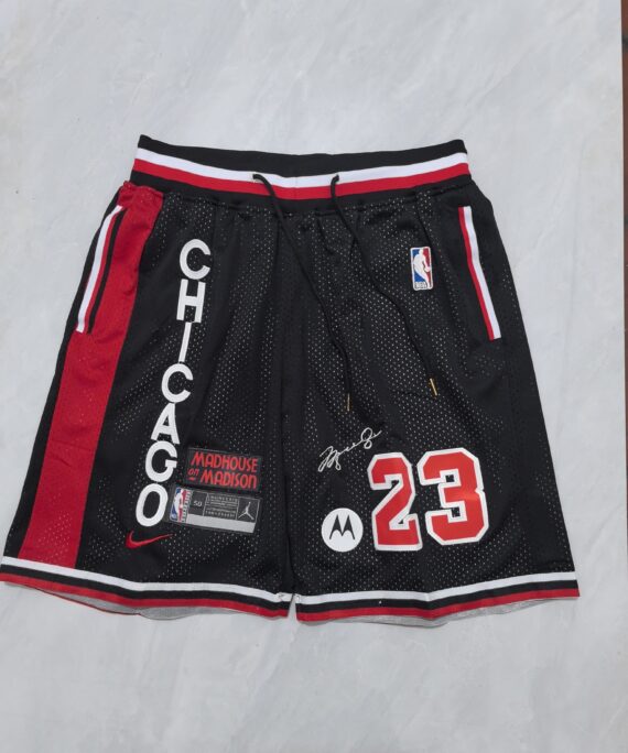 Jordan Basketball Shorts#23 Chicago Bulls Retro Black