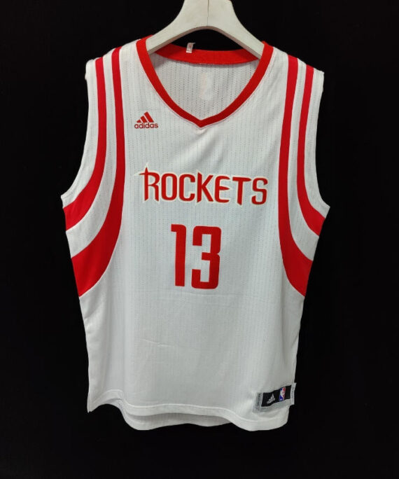 James Harden Basketball Jersey #13 Houston Rockets Hardwood Classic White