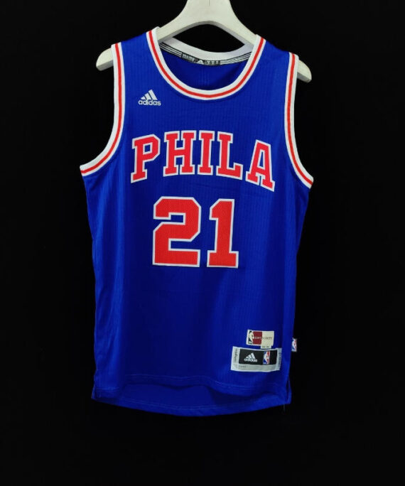 Joel Embiid Basketball Jersey #21 Philadelphia 76ers Hardwood Classic 2016