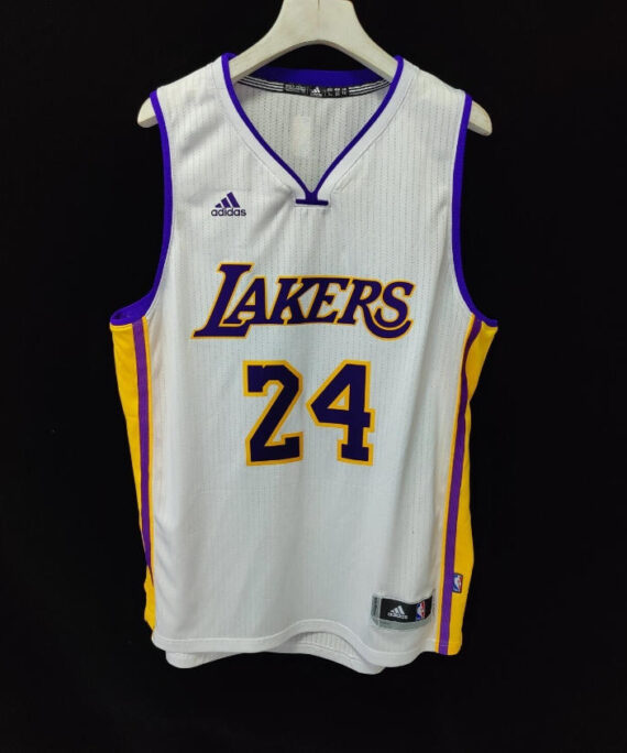Kobe Bryant Basketball Jersey #24 Los Angeles Lakers Hardwood Classic White