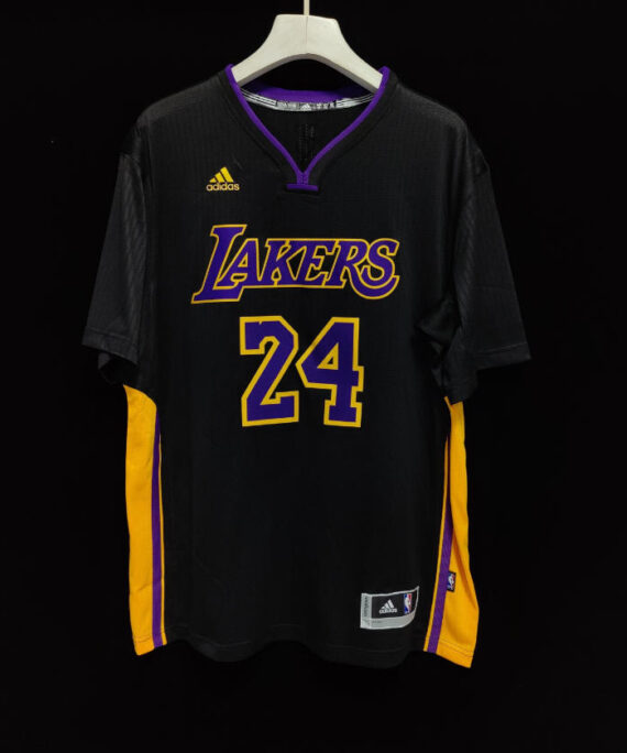 Kobe Bryant Basketball Jersey #24 Los Angeles Lakers Hollywood Nights Con Mangas