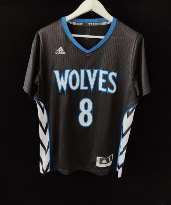Zach LaVine Basketball Jersey #8 Minnesota Timberwolves Classic Black Con Mangas
