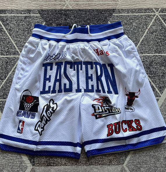 Shorts Eastern Basketball All Star Retro White