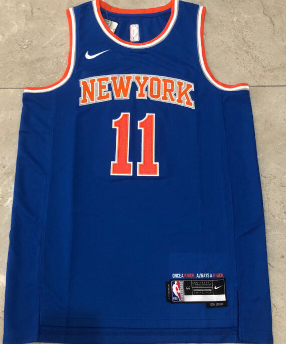 (High Quality) Jalen Brunson Basketball Jersey #11 New York Knicks 2026 Blue