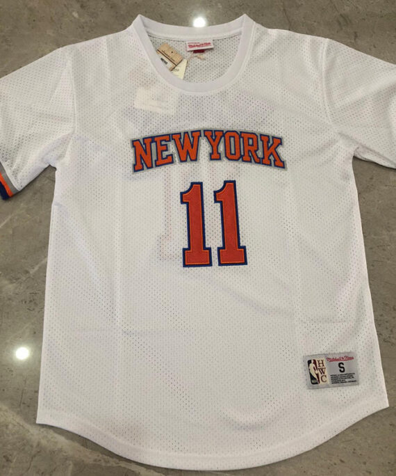 (High Quality) Jalen Brunson Basketball Jersey #11 New York Knicks 2026 White With Sleeves